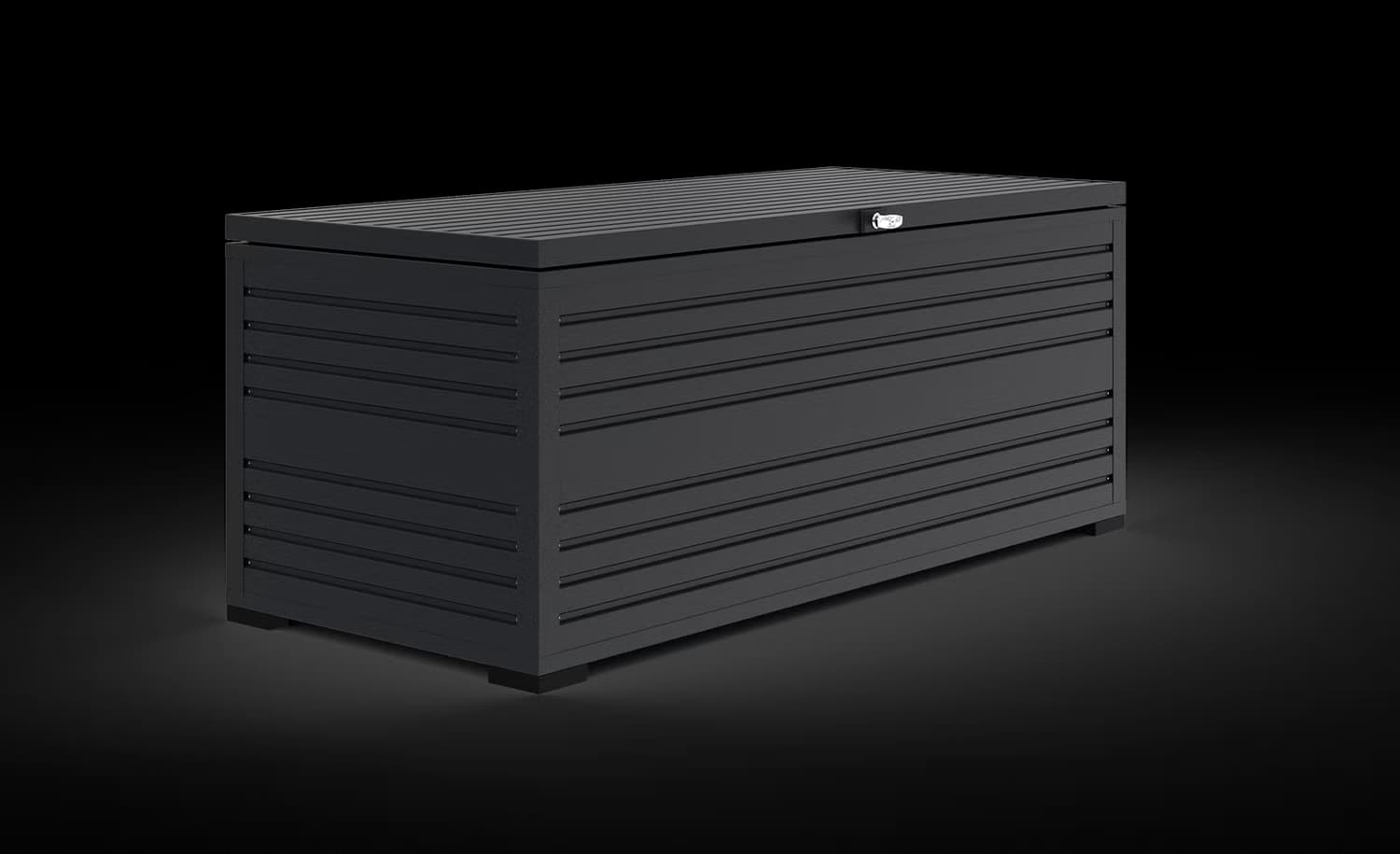 Weide Aluminium Gartenbox Geräumige 1050L Aufbewahrungslösung 160 x 86 x 79 cm
