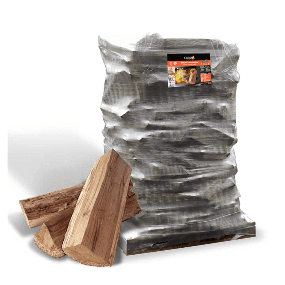 Premium Brennholz 30 cm trocken gedämpft auf Palette 2 m3