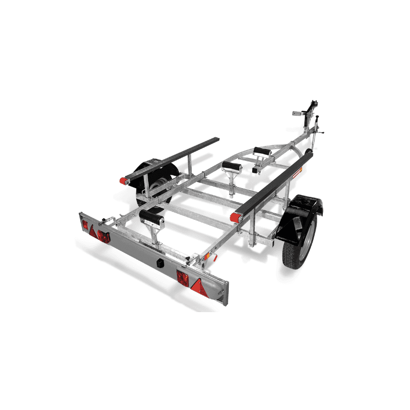 Remorque ROCCA Porte Barque PTAC 350Kg - Timon droit