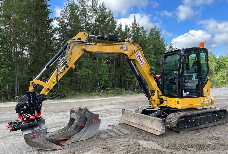 Minibagger CAT 305CR (2022) – 153 Betriebsstunden – Gebraucht