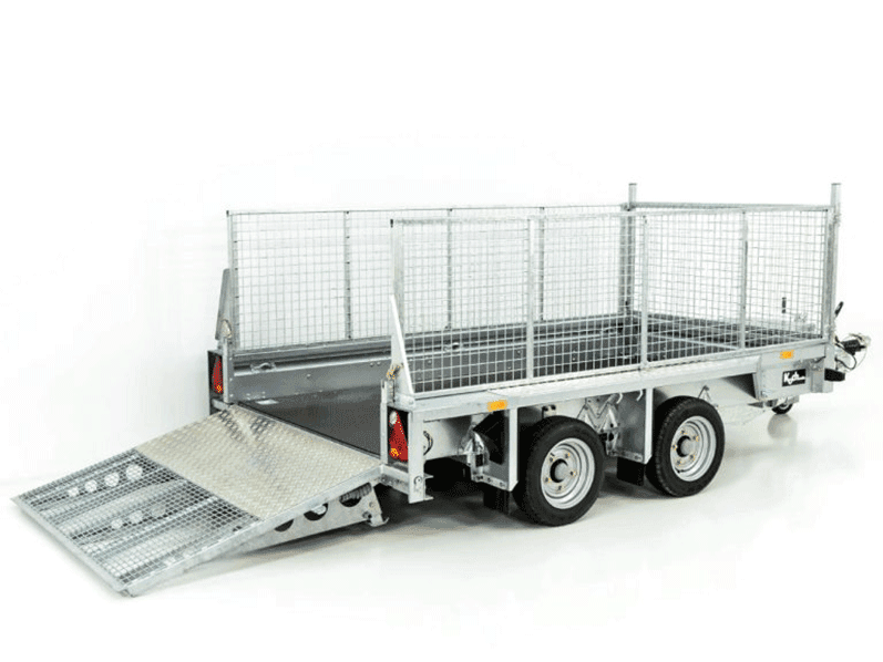 Ifor Williams Baumaschinenanhänger GX105 HD 3,5t|Auffahrrampe|Gitter
