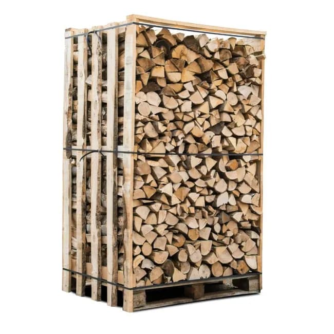 Box 3 stères 30cm bois de chauffage sec – palette de bois coupé fendu de 2,1m3