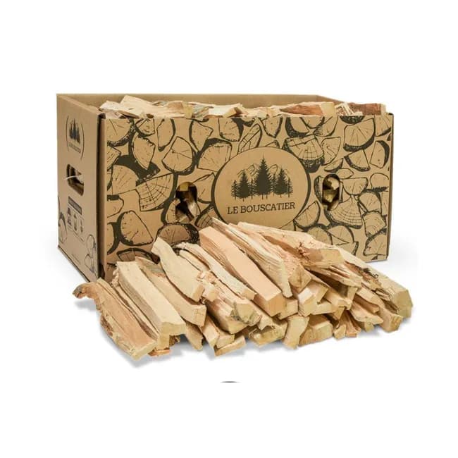 6Kgs de petit bois d’allumage pour cheminée, poêle, Barbecue, brasero et cuisinière. Petites buchettes de 20cm d’essence feuillu, fabrication locale