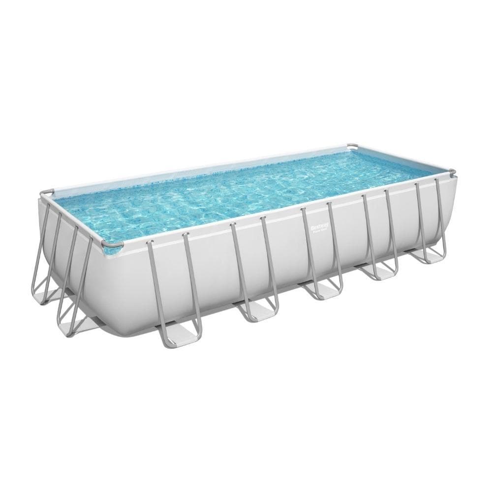 Bestway – Power Steel – Piscine tubulaire – 640x274x132 cm – Rectangulaire