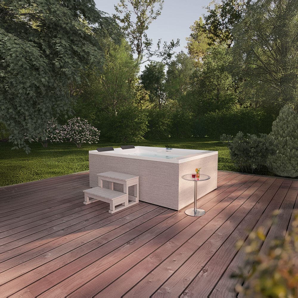 Spa d’extérieur NIMBUS DELUXE – 190×140 cm, 2 personnes, détente totale