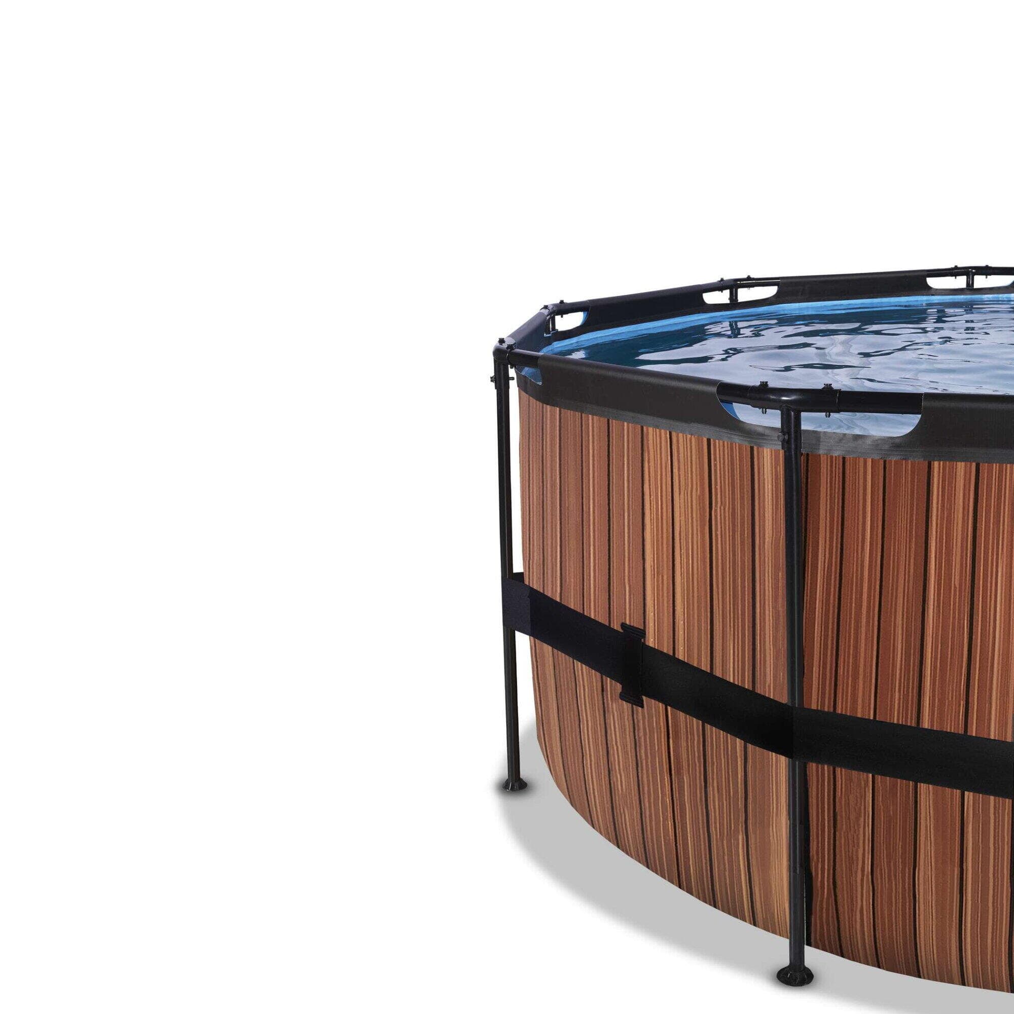 Piscine ø427x122cm avec pompe filtrante à sable