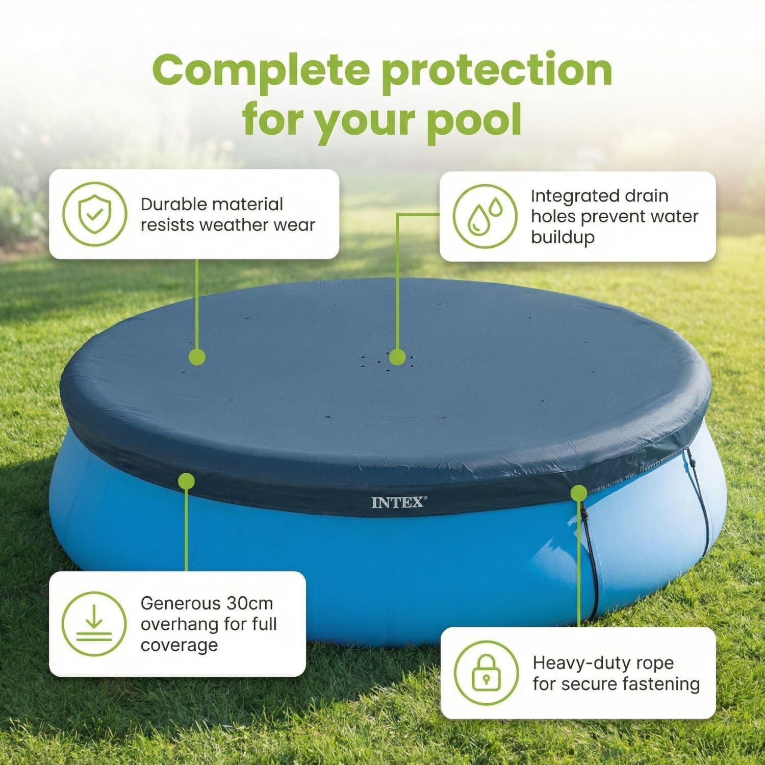 Piscine Easy Set Ronde – 366×76 cm – 7-pièces S116
