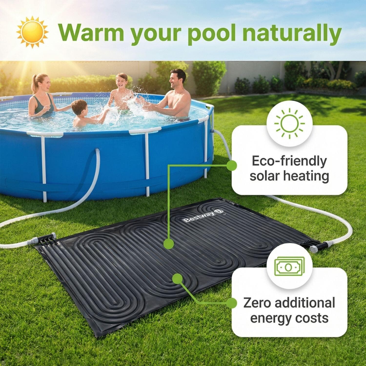 Bestway Steel Pro MAX Ronde – 488×122 cm – 8-pièces S543