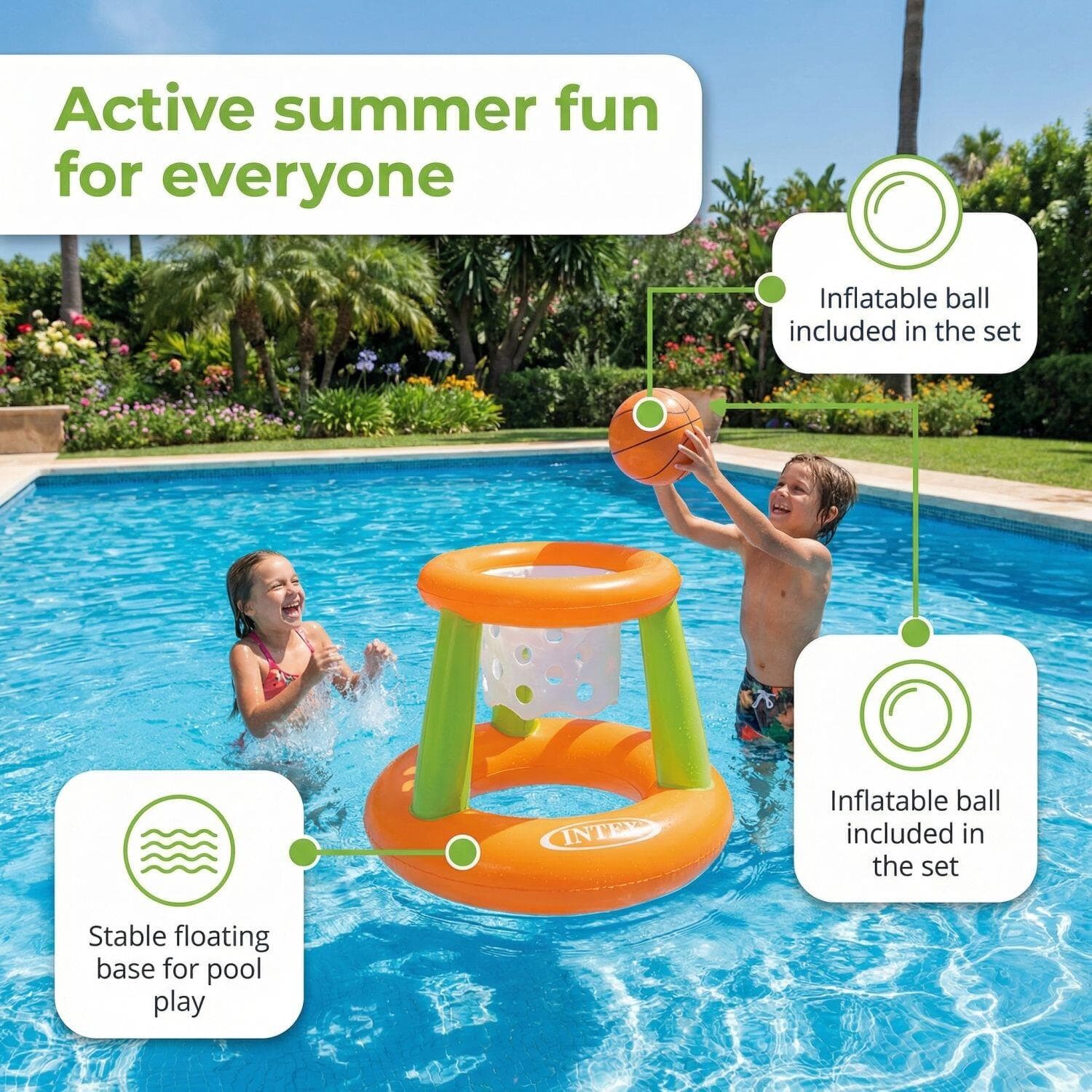 Piscine Prism Frame Ronde – 549×122 cm – 9-pièces S570