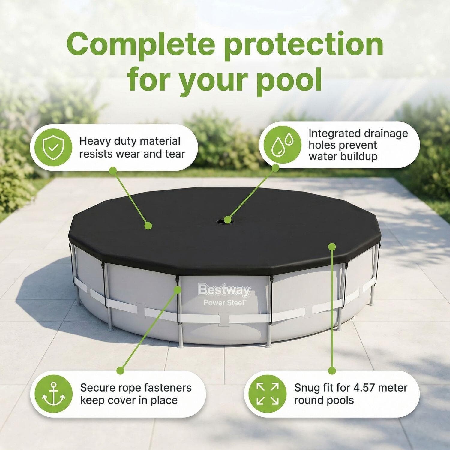 Bestway Fast Set Ronde – 457×122 cm – 8-pièces S388