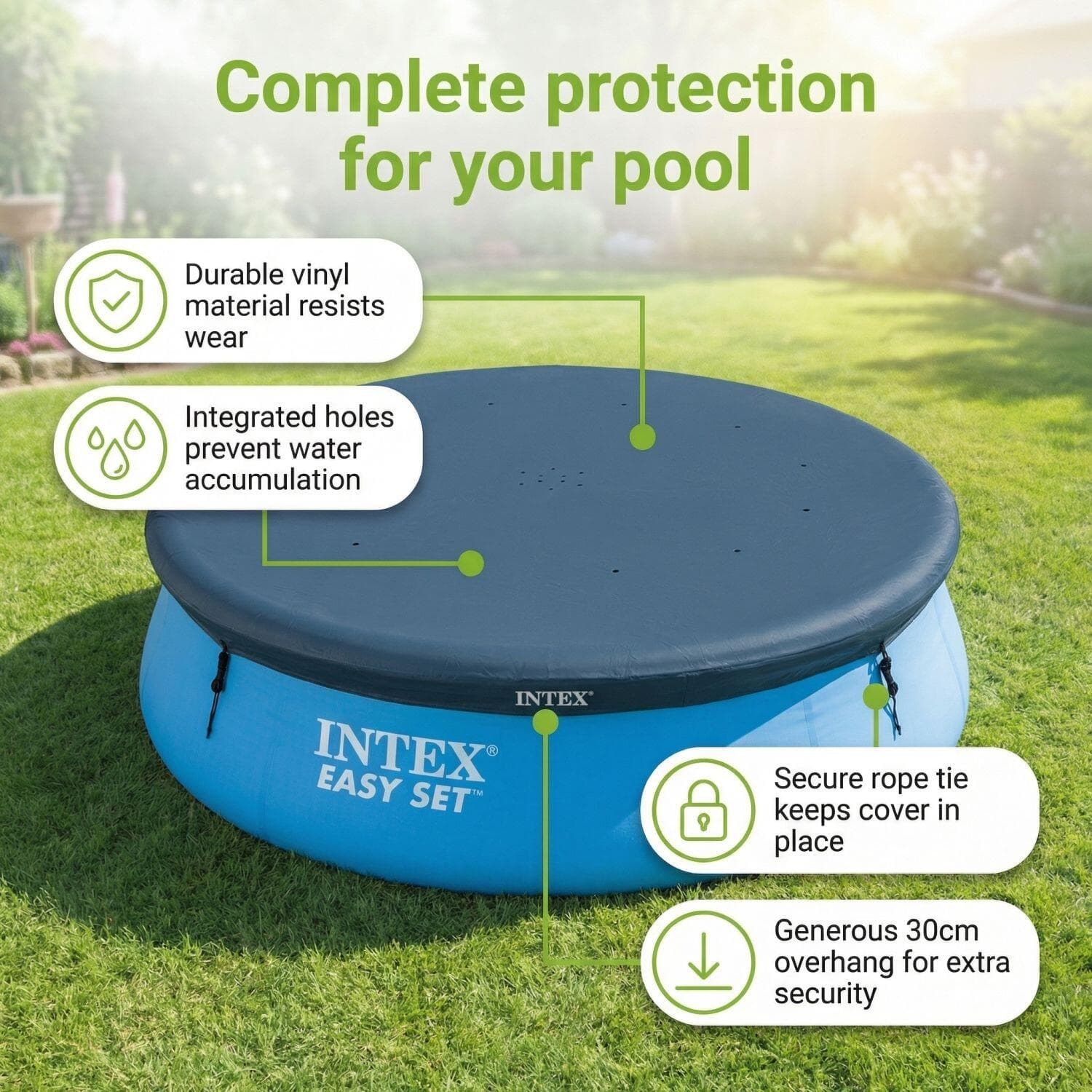 Piscine Easy Set Ronde – 305×61 cm – 7-pièces S80