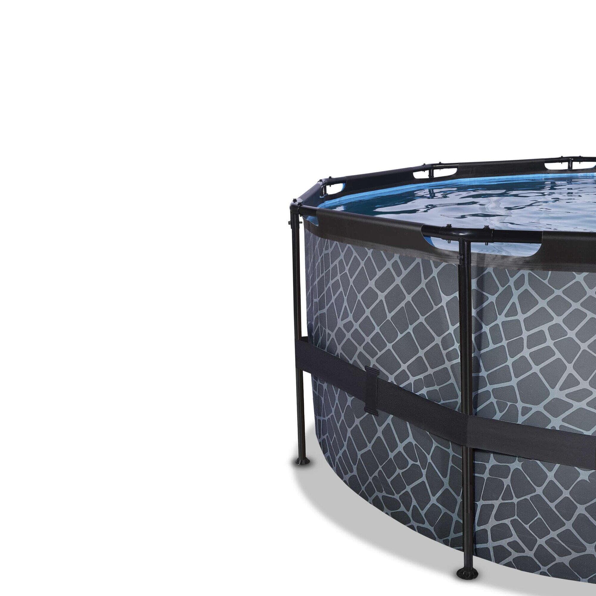Piscine ø427x122cm avec pompe filtrante