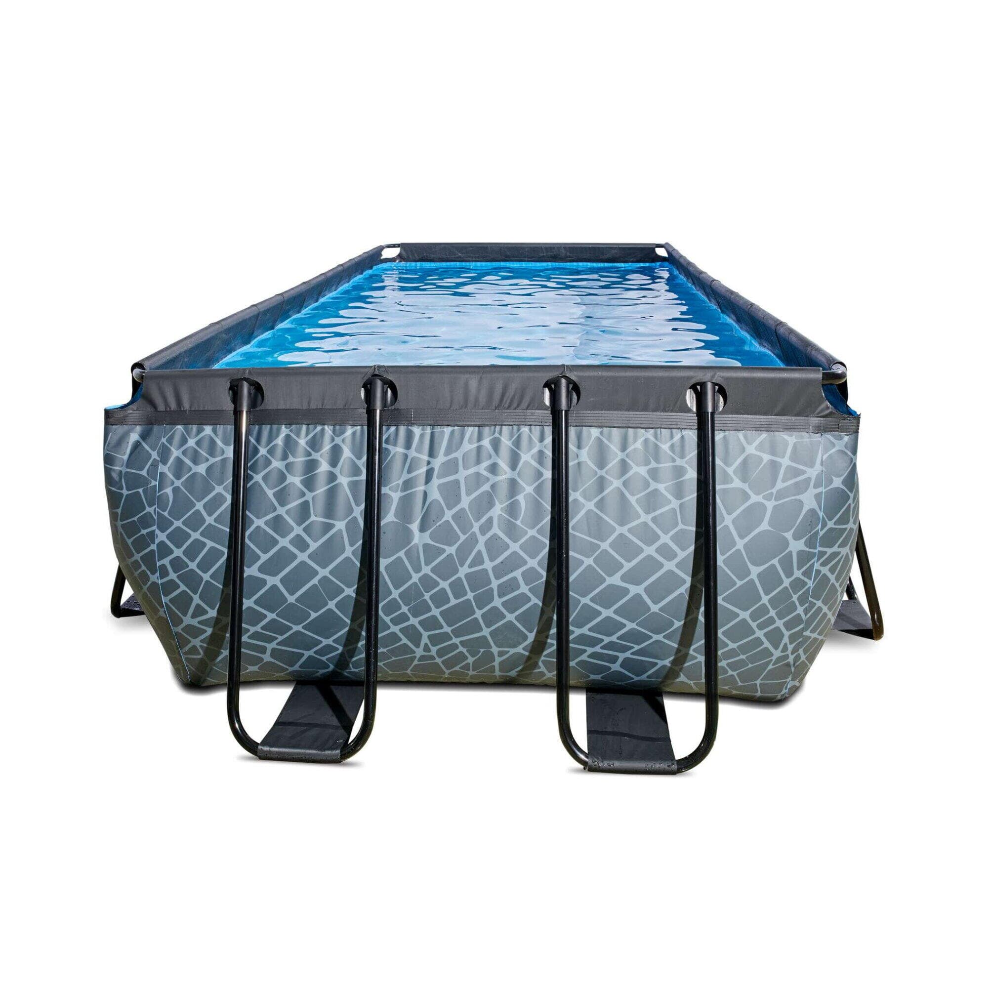 Piscine 400x200x122cm avec pompe filtrante à sable