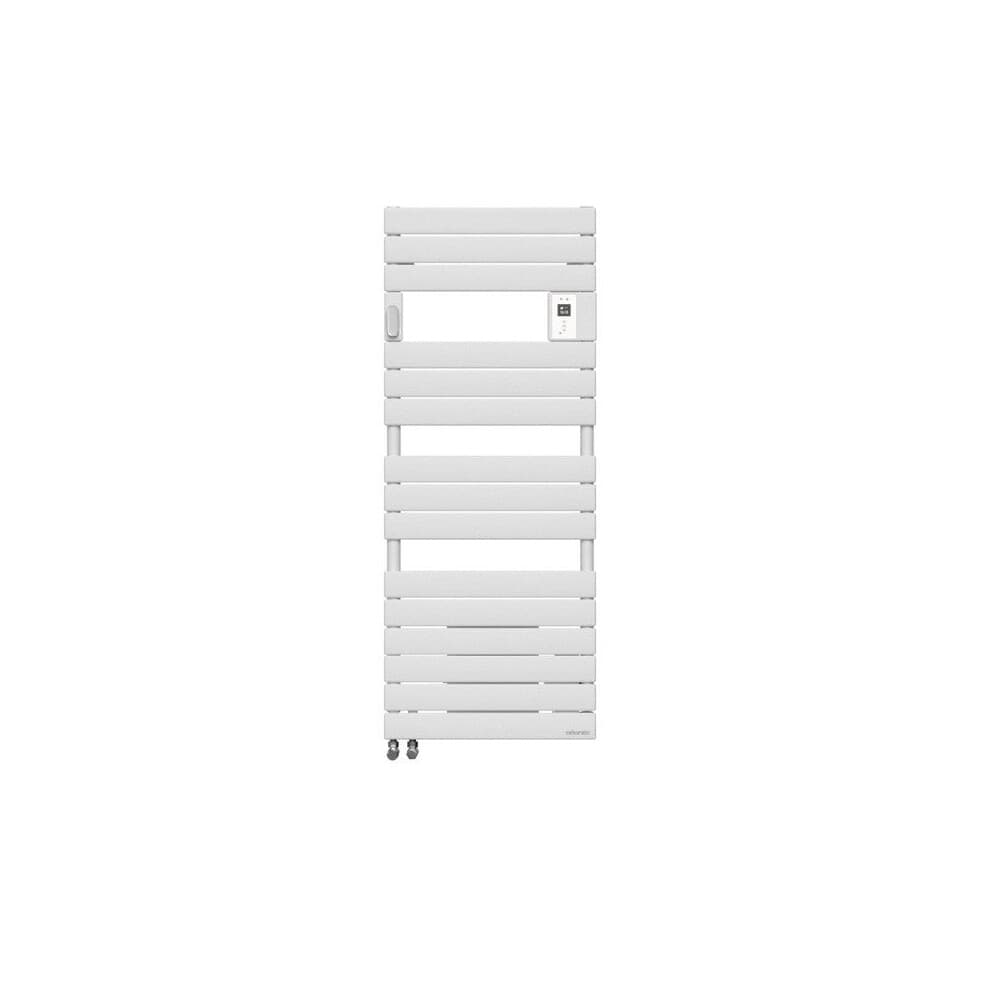 Sèche-serviettes mixte connecté Adélis Mixte digital avec soufflerie 2000W blanc carat - ATLANTIC - 862684