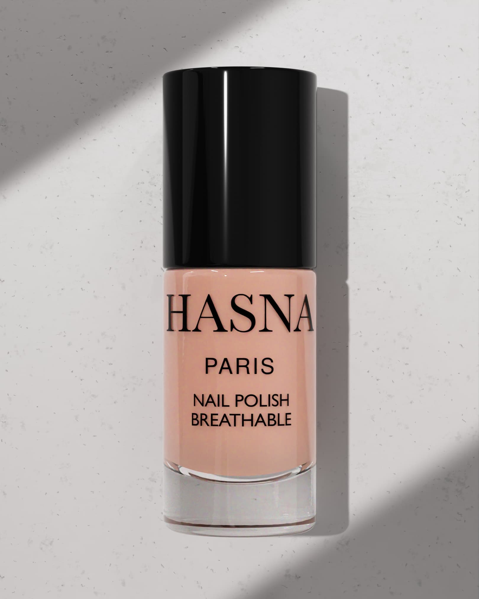 Vernis à Ongles Halal Brillant Respirant et Perméable à l’Eau – Couleurs Tendance 2026 - Hasna PARIS - NUDE 02