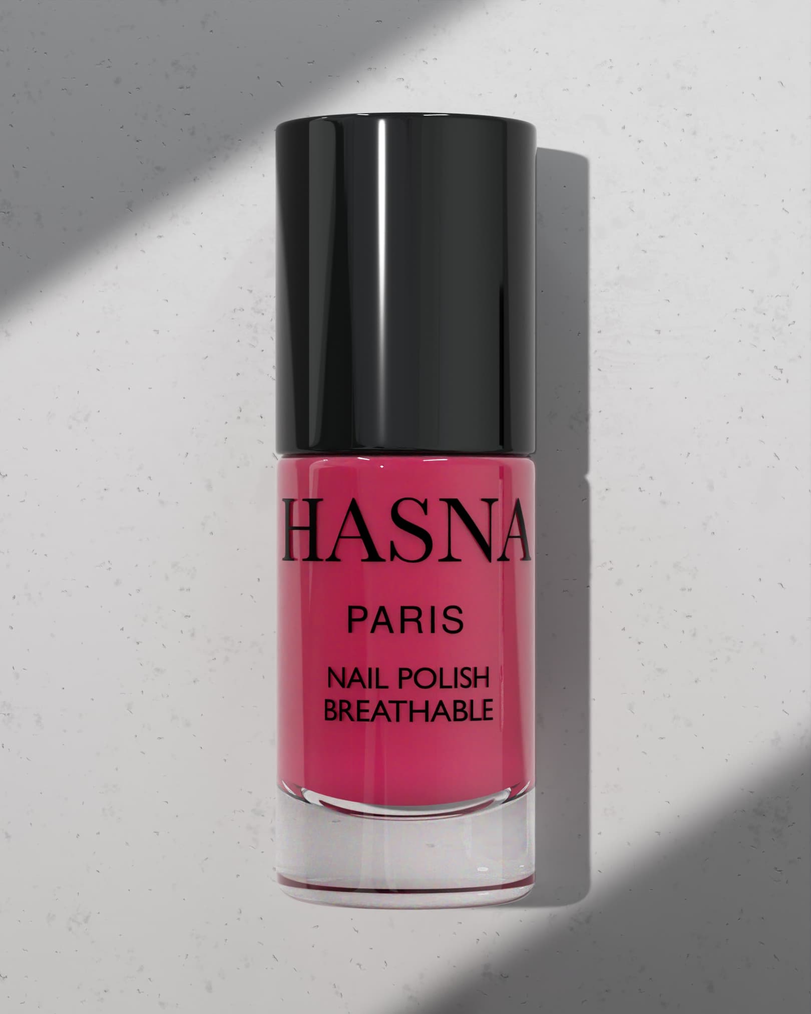 Vernis à Ongles Halal Brillant Respirant et Perméable à l’Eau – Couleurs Tendance 2026 - Hasna PARIS - FRAMBOISE 06