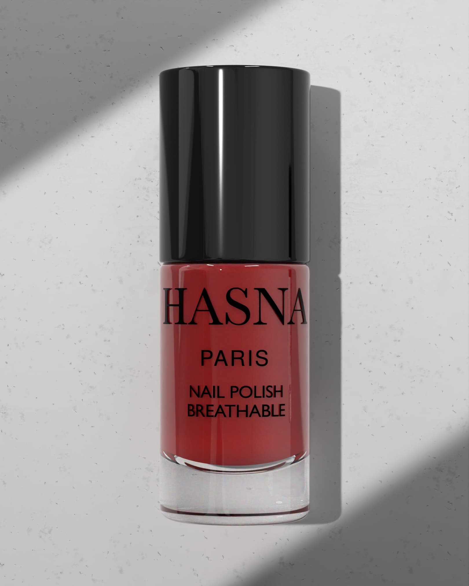 Vernis à Ongles Halal Brillant Respirant et Perméable à l’Eau – Couleurs Tendance 2026 - Hasna PARIS - CERISE 07