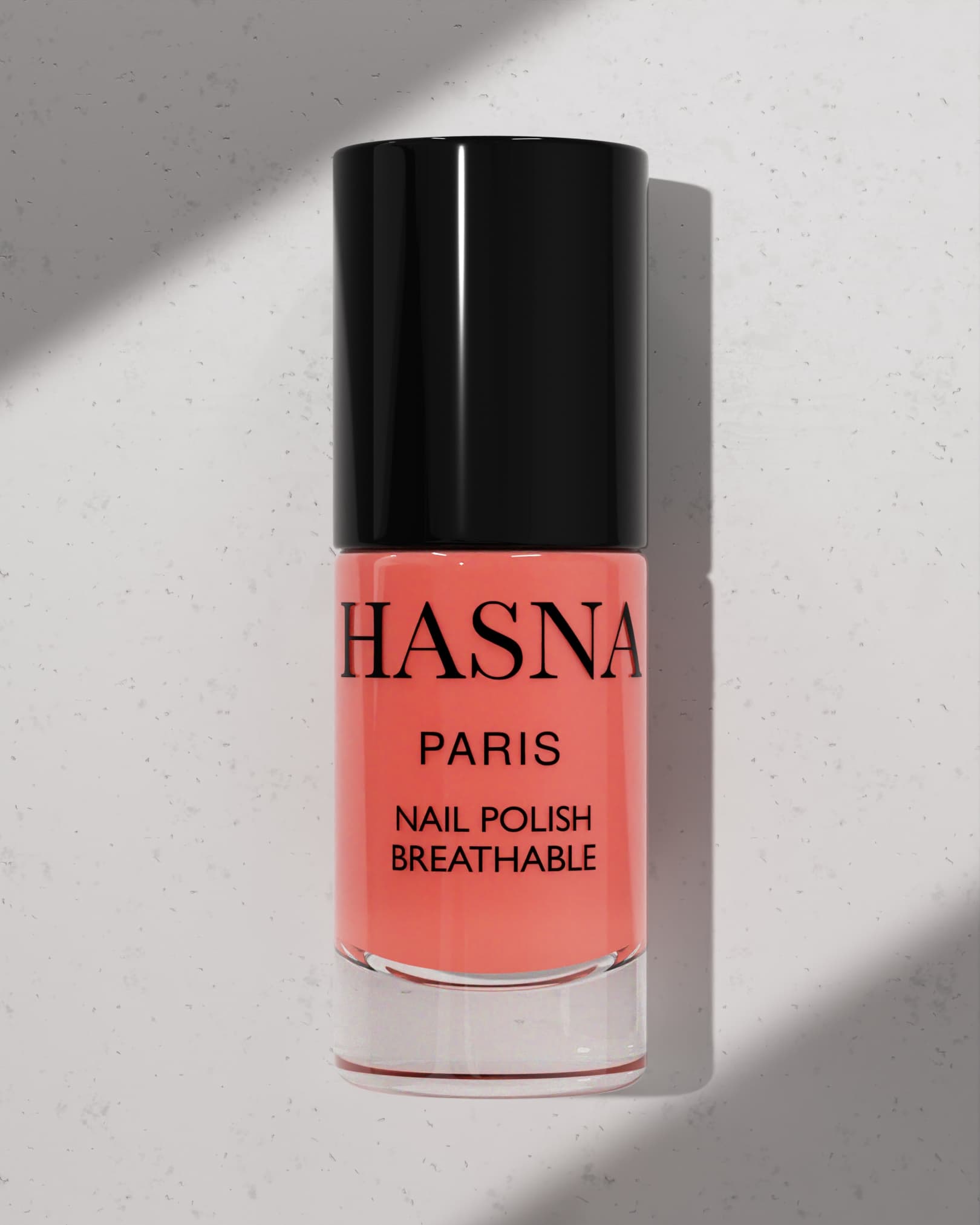 Vernis à Ongles Halal Brillant Respirant et Perméable à l’Eau – Couleurs Tendance 2026 - Hasna PARIS - CORAIL 23