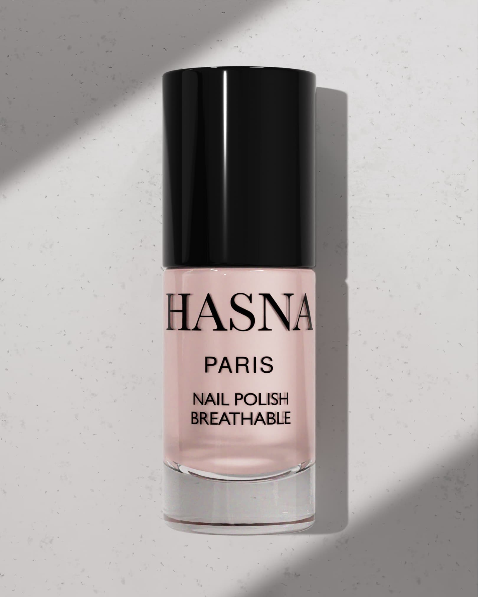 Vernis à Ongles Halal Brillant Respirant et Perméable à l’Eau – Couleurs Tendance 2026 - Hasna PARIS - ROSE NACRE 33