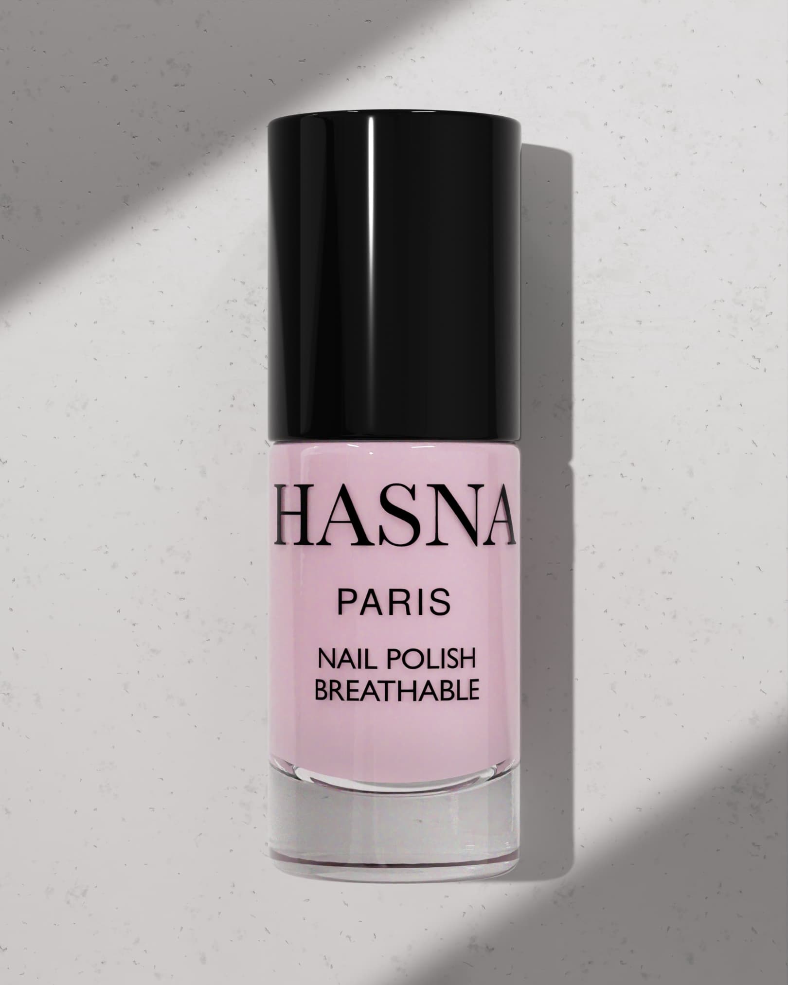 Vernis à Ongles Halal Brillant Respirant et Perméable à l’Eau – Couleurs Tendance 2026 - Hasna PARIS - ROSE PASTEL 34
