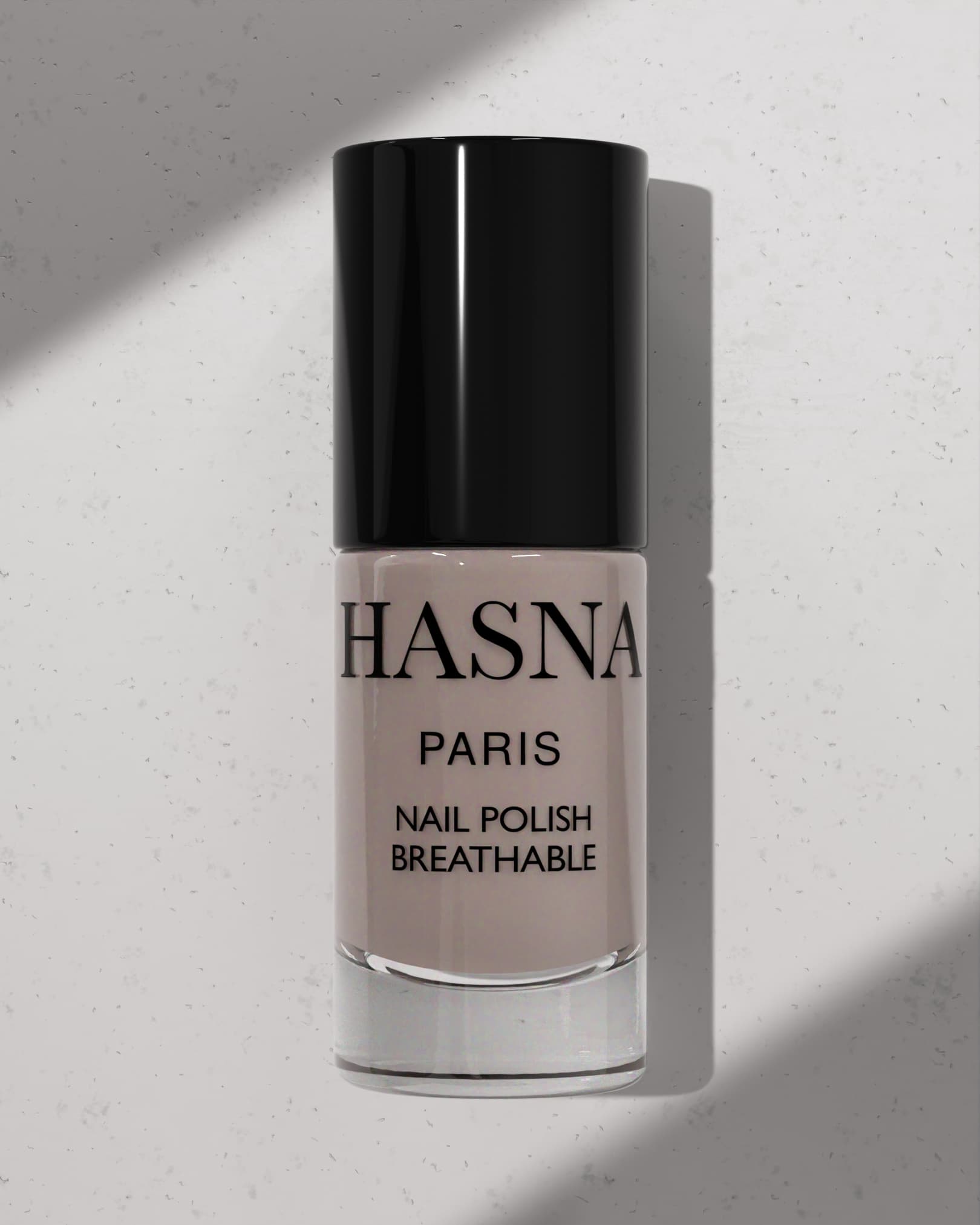 Vernis à Ongles Halal Brillant Respirant et Perméable à l’Eau – Couleurs Tendance 2026 - Hasna PARIS - TAUPE 41