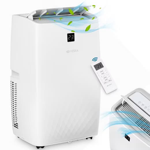 VESKA Klimagerät Klimaanlage Mobil 12000 BTU/h - 3.500 Watt