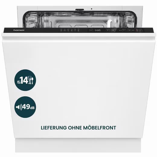 HOMEX vollintegrierbarer Geschirrspüler DWFI601449E