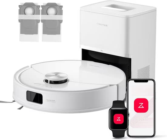 ROBOROCK Saugroboter Q10 S5+ Saugroboter mit Wischfunktion, 10.000 Pa HyperForce Saugkraft