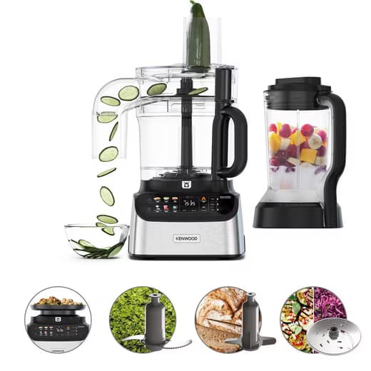 KENWOOD Kompakt-Küchenmaschine MultiPro OneTouch FDM73.480SS schwarz