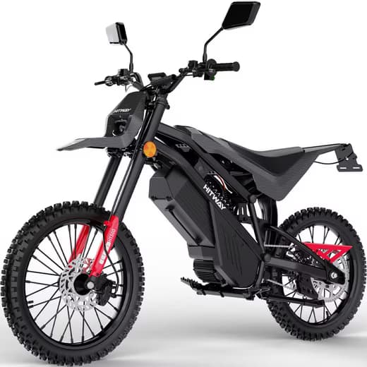 HITWAY E-Motorrad HT500 Elektro Motorrad (EEC L1e-B), 60V 27Ah, Hydraulikscheibenbremsen