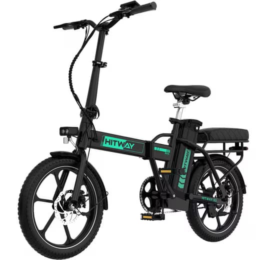 HITWAY E-Bike Faltrad Faltrad 16 Zoll, 13Ah Akku, bis 100 km Elektrofahrrad Pedelec