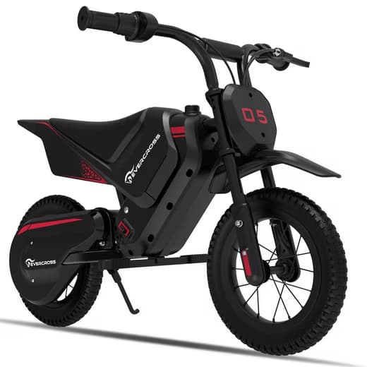 EVERCROSS TECH Elektro-Kindermotorrad Elektro Motorrad mit 150W Motor, 12 Zoll Luftreifen, 5,2AH
