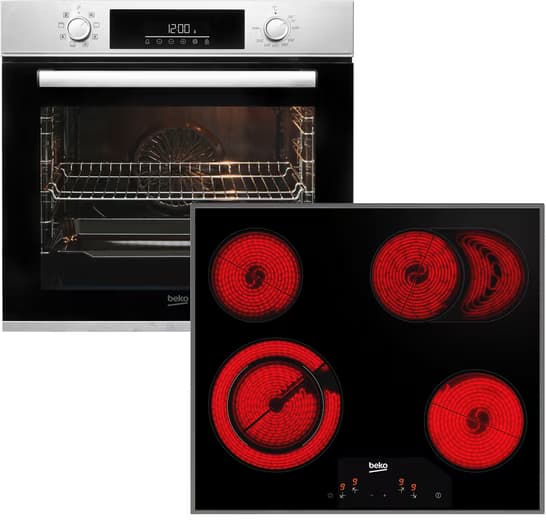BEKO Backofen-Set BBSM12320X