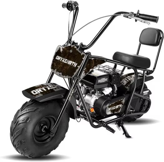 ORYXEARTH Dirt-Bike Pocket Bike Minicross 99cc 20km/h Gasbetriebenes Offroad-Motorrad