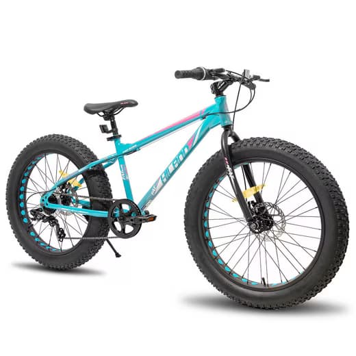 HILAND Fatbike 20 24 26 Zoll Kinder Fat Tire Fahrrad für Jungen Mädchen