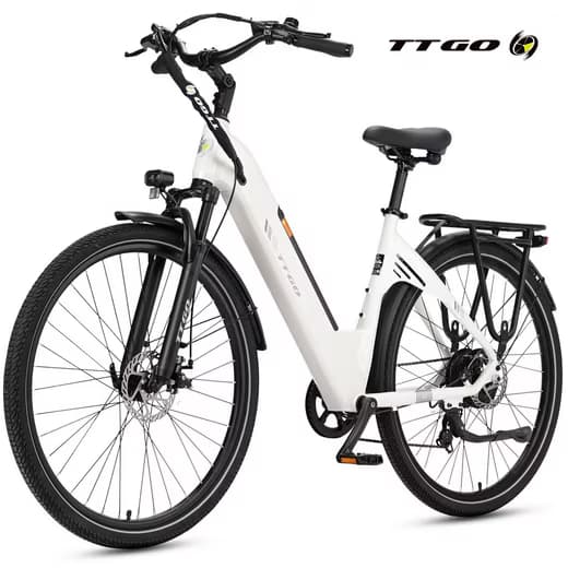 TTGO E-Bike Cityrad 28 Zoll, 55Nm, 650Wh, 150km, Elektrofahrrad für Damen und Herren