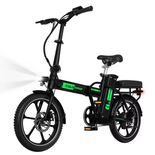 COLORWAY E-Bike Cityrad 16 Zoll E Bike 36V12Ah Lithiumbatterie.25 km/h.Bis zu 35-60km