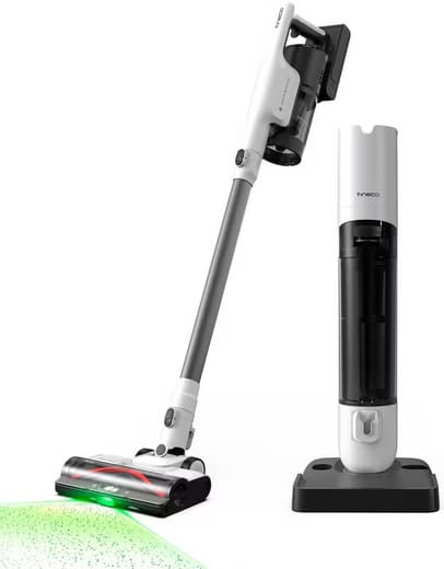 TINECO Akku-Stielstaubsauger Pure One Station 5, 2x6-fach Filter für Allergiker und Tierhaushalte