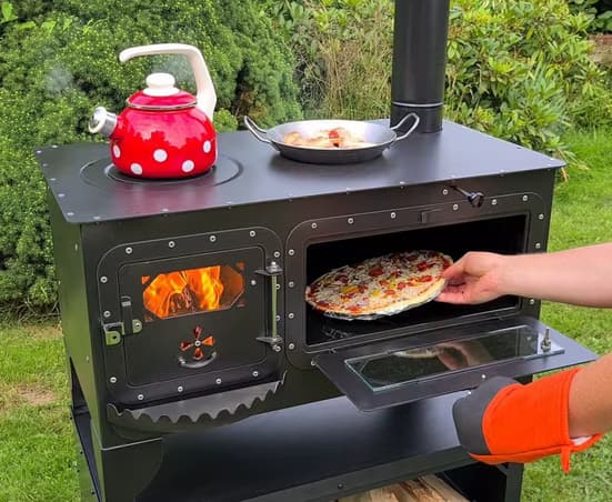 ECOFOXX Grillkamin Gartenherd ELISE-XL - Notkocher