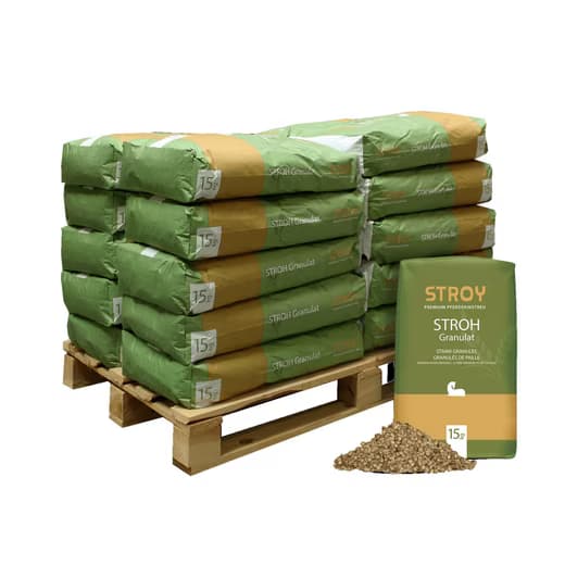 STROY Strohpellet-Einstreu Strohgranulat