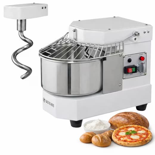 GASTROHERO Küchenmaschine Teigknetmaschine für max. 3 kg Teig - 8 Liter - 230 V für Pizzerien
