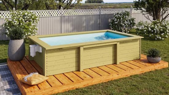 KARIBU Rechteckpool Triton L 181,5 x B 305 x H 69 cm