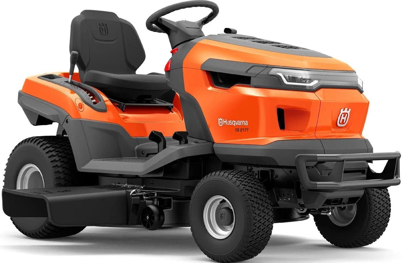 Husqvarna TS 217T Rasentraktor, 108 cm Schnittbreite, V-Twin Motor, Hydrostat, Seitenauswurf & Mulchfunktion