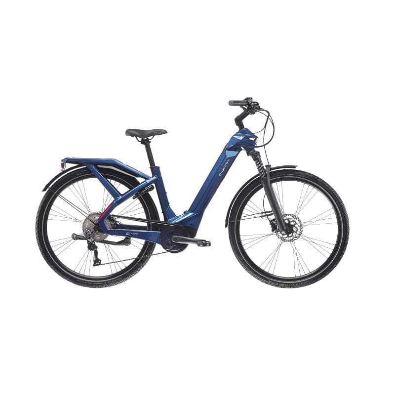 Vélo Urbain Électrique Bianchi e-Omnia C-Type Deore 10v Bas 500 Wh - Bleu
