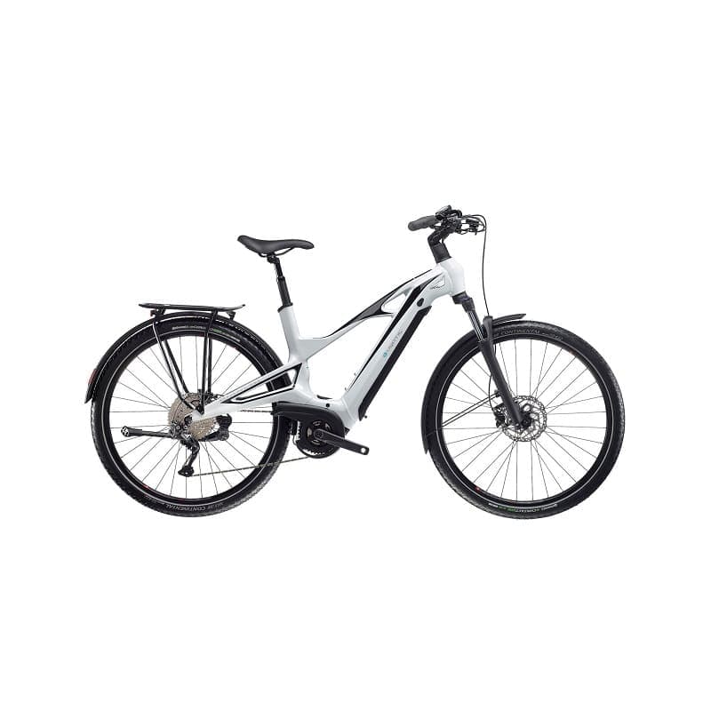 Bianchi e-Vertic T-Type – Step-through X5 9sp - Blanc / noir