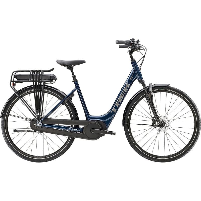 Trek District+ 2 Lowstep 500 Wh Bleu - Bleu