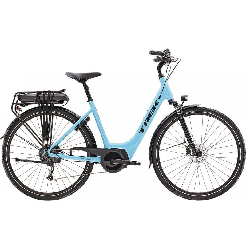 Trek Verve+ 2 Lowstep Bosch 300Wh 2023 - Bleu clair