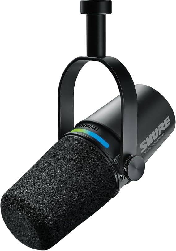 Shure MV7i — micrófono USB-C con interfaz de audio integrada