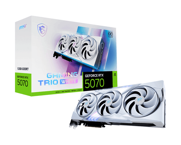 Tarjeta gráfica MSI GeForce RTX 5070 — memoria de 12 GB GDDR7, conexión HDMI