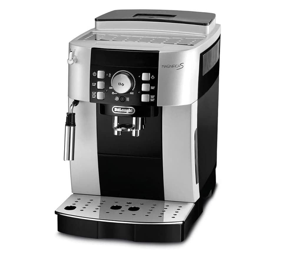De’Longhi Magnifica S ECAM 21.117.SB — cafetera automática, plata/negro